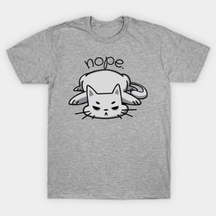 Nope Cat T-Shirt